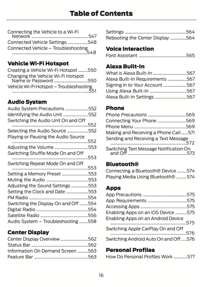 2024 Ford F-Series Super Duty Owner's Manual | English