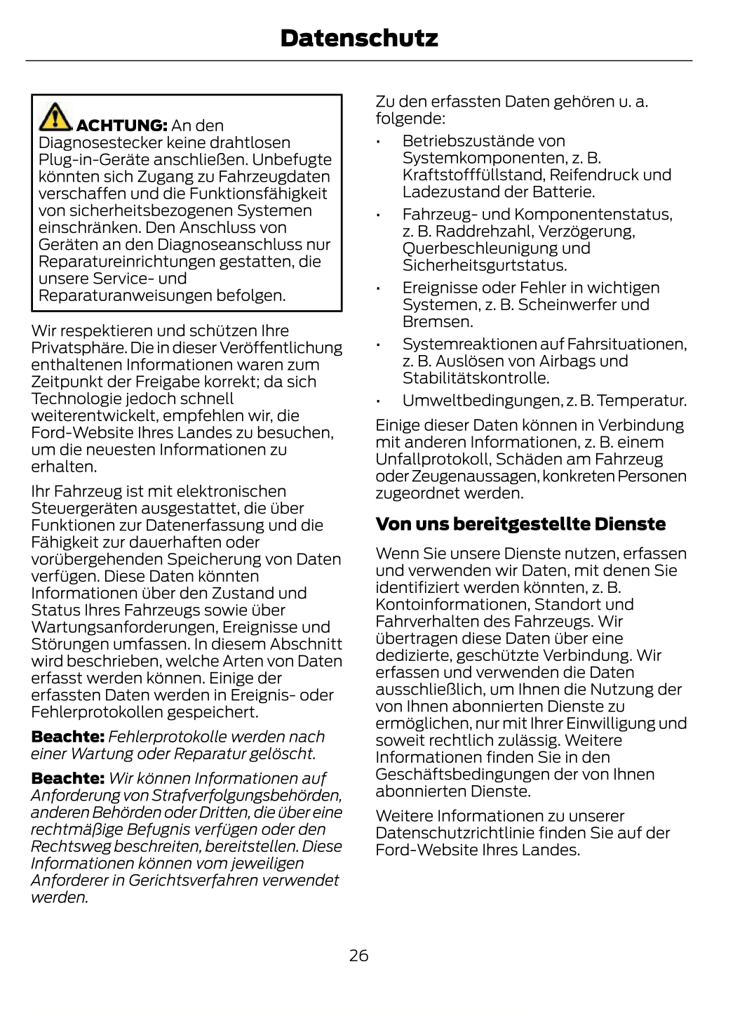 2022-2024 Ford Kuga Owner's Manual | German