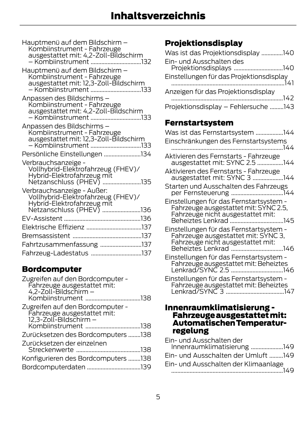 2022-2024 Ford Kuga Owner's Manual | German