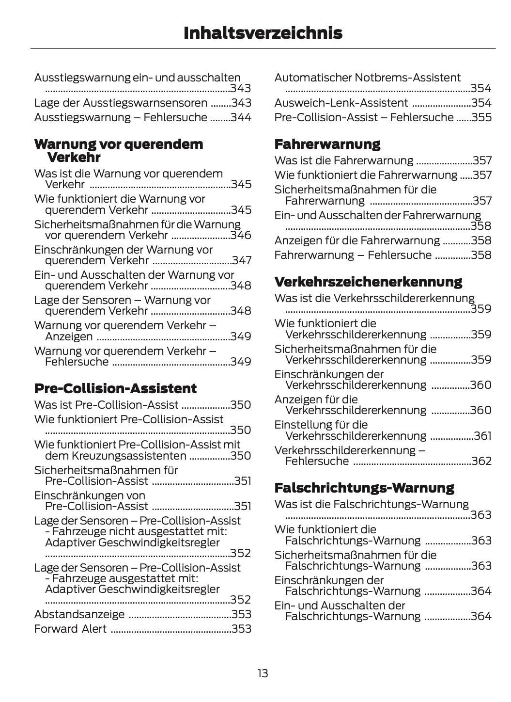 2025-2026 Ford Kuga Owner's Manual | German
