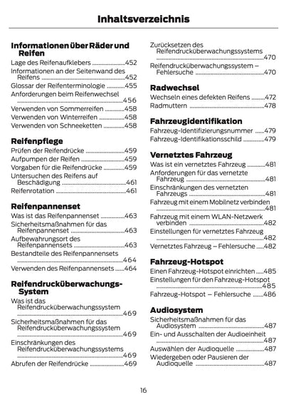 2025-2026 Ford Kuga Owner's Manual | German