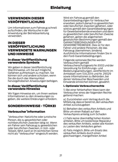 2025-2026 Ford Kuga Owner's Manual | German