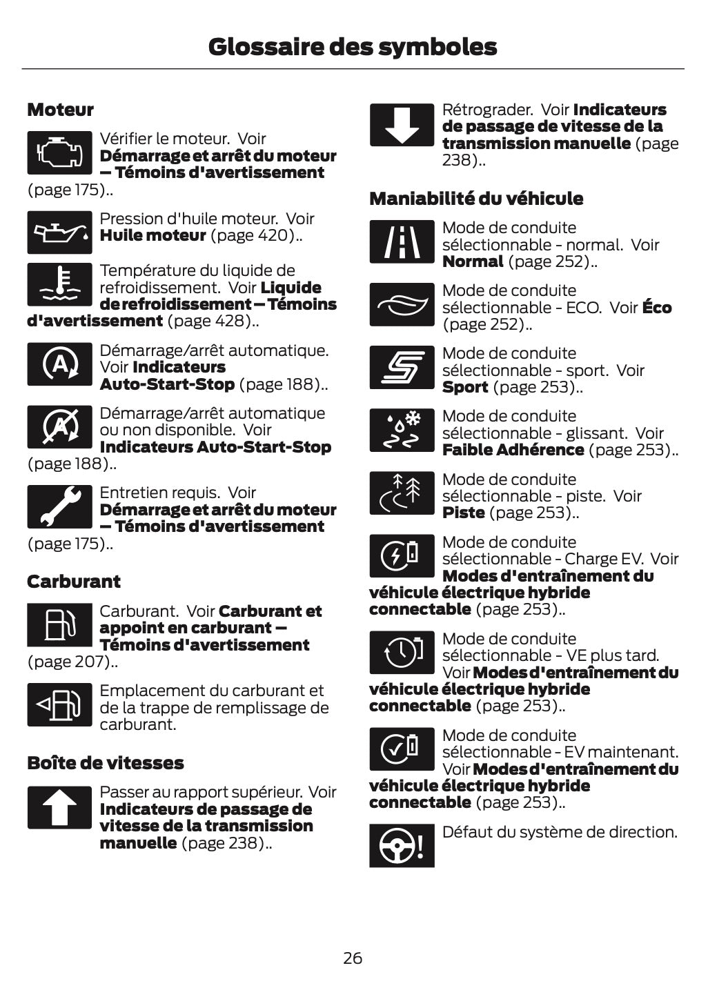2025-2026 Ford Kuga Owner's Manual | French