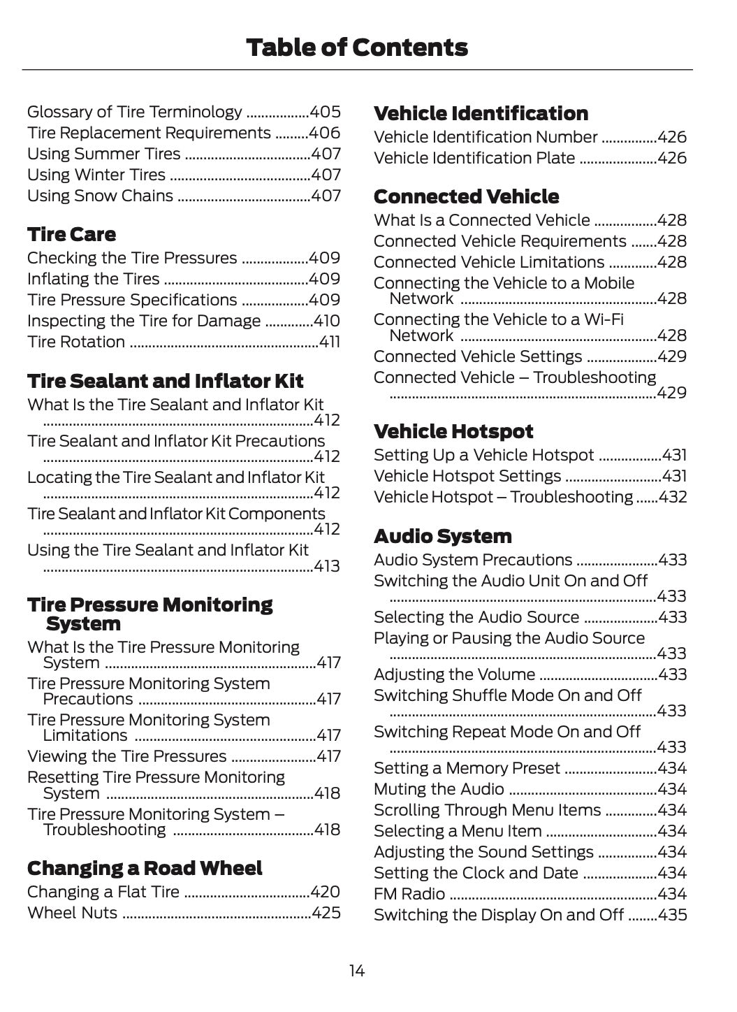 2025-2026 Ford Kuga Owner's Manual | English