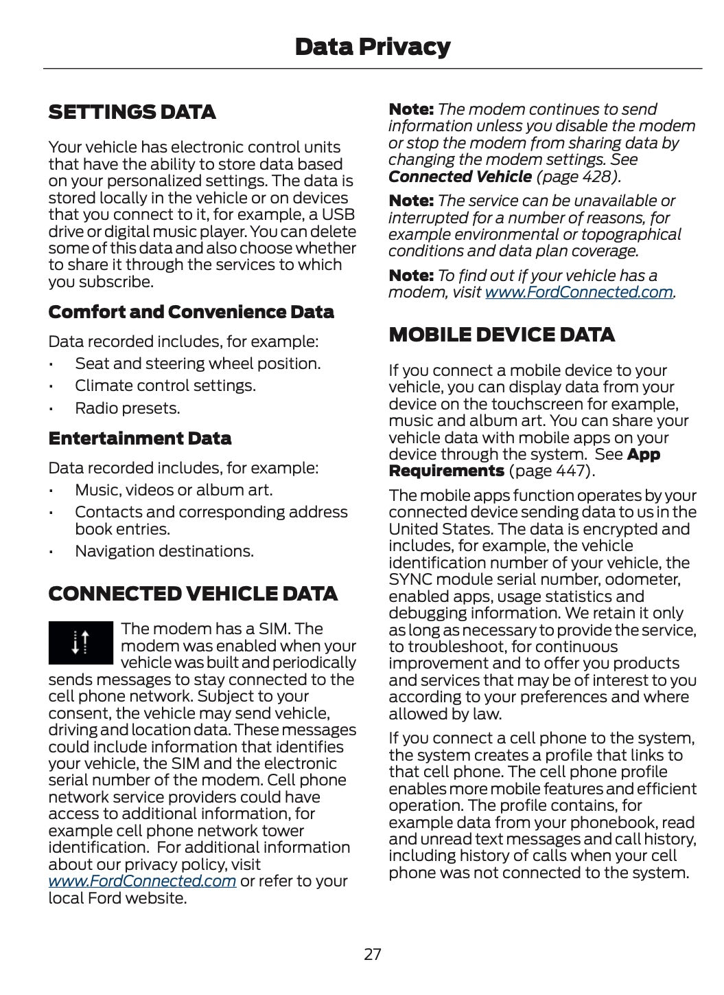 2025-2026 Ford Kuga Owner's Manual | English