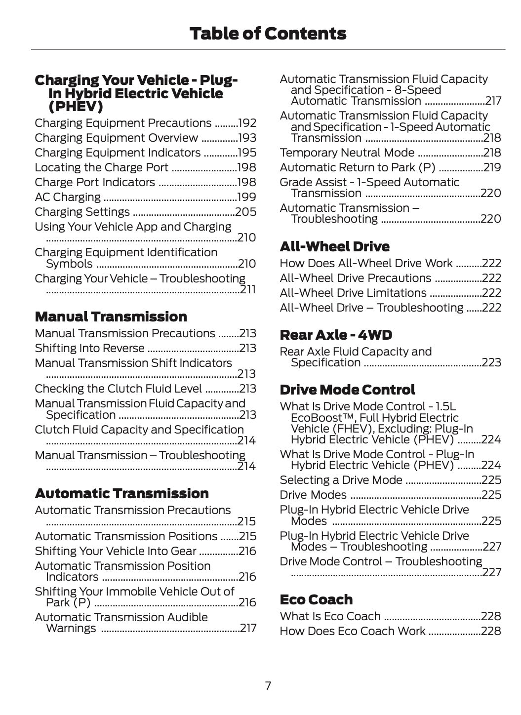 2025-2026 Ford Kuga Owner's Manual | English