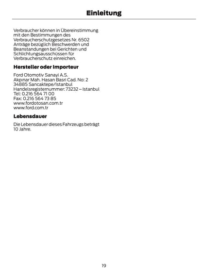 2024-2025 Ford Mustang Owner's Manual | German