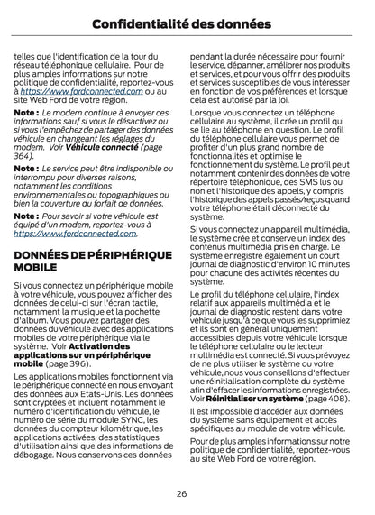 2025-2026 Ford Mustang Manuel du propriétaire | Français