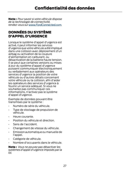 2025-2026 Ford Mustang Manuel du propriétaire | Français