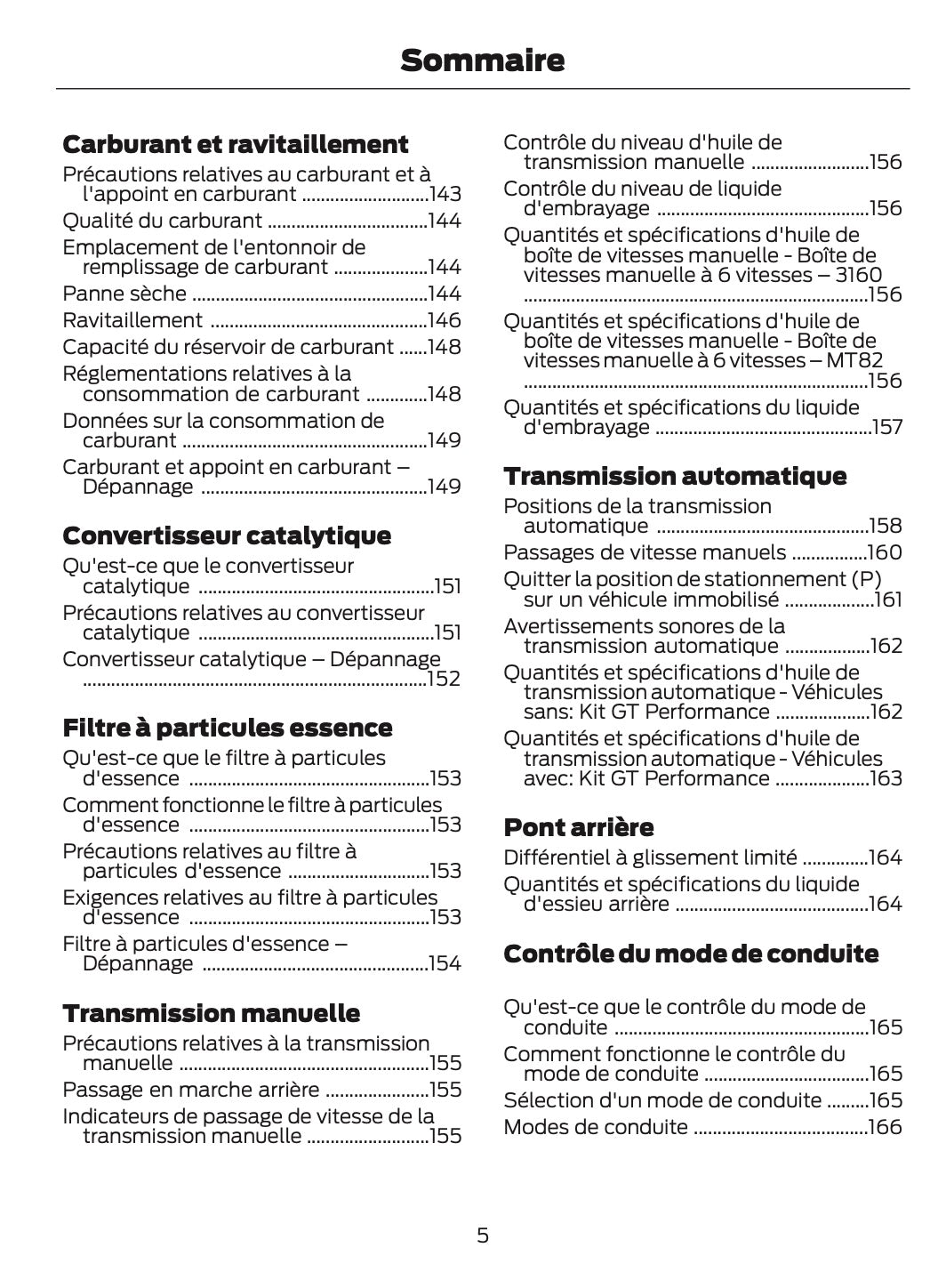 2025-2026 Ford Mustang Manuel du propriétaire | Français