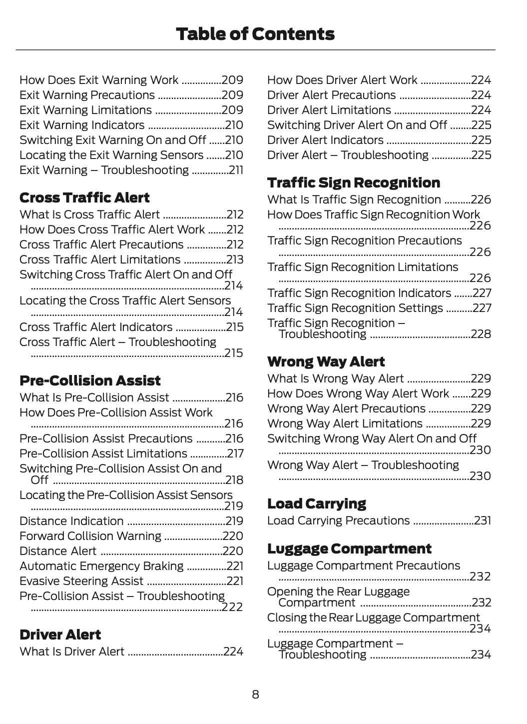 2024-2025 Ford Mustang Owner's Manual | English