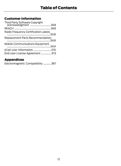 2025-2026 Ford Mustang Owner's Manual | English