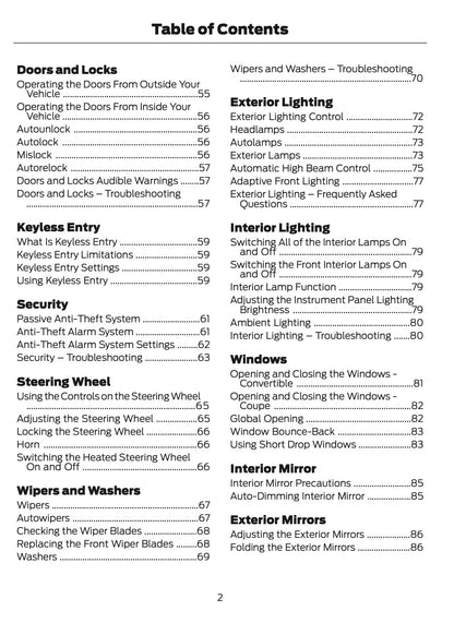 2025-2026 Ford Mustang Owner's Manual | English