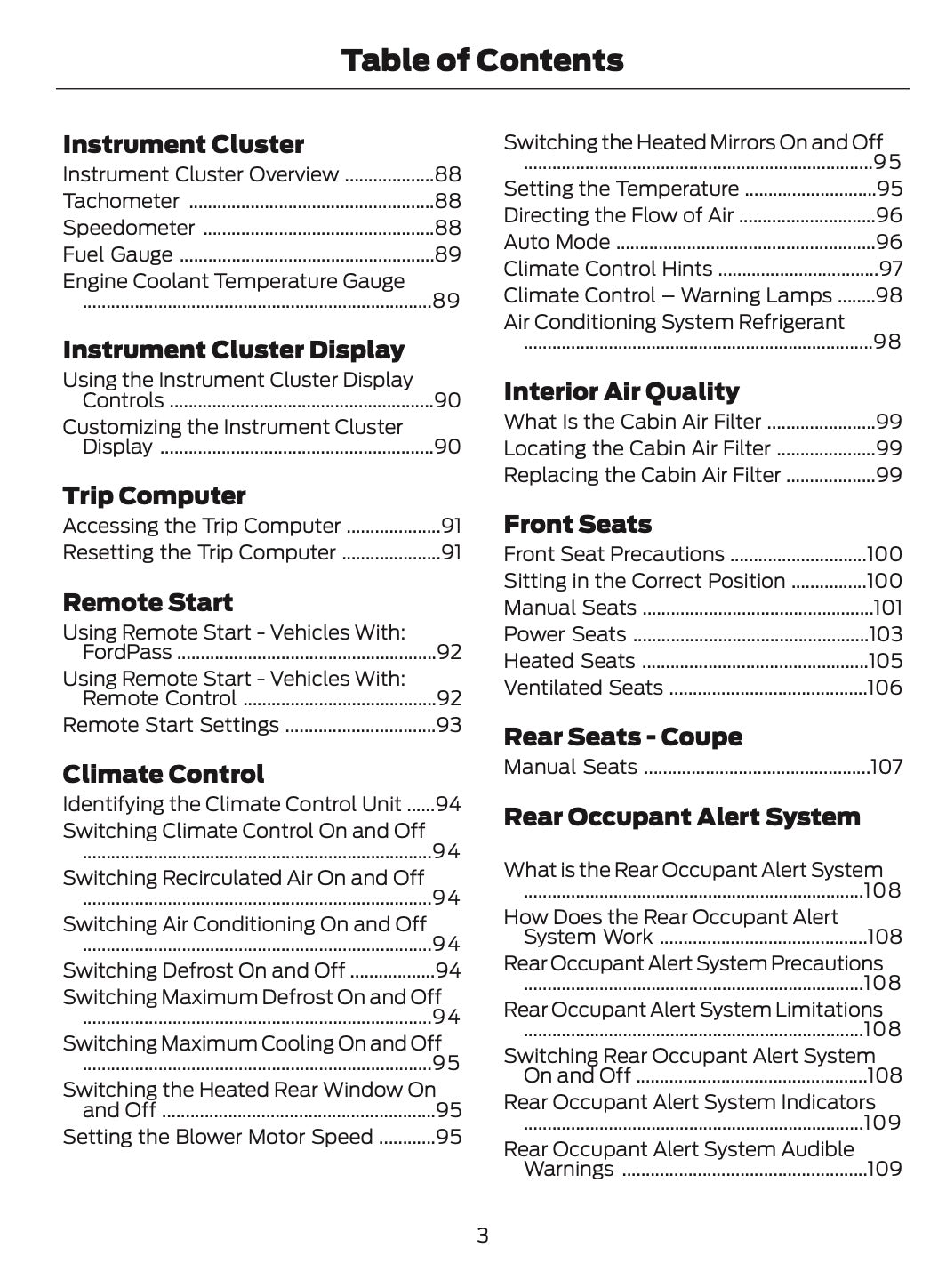 2025-2026 Ford Mustang Owner's Manual | English
