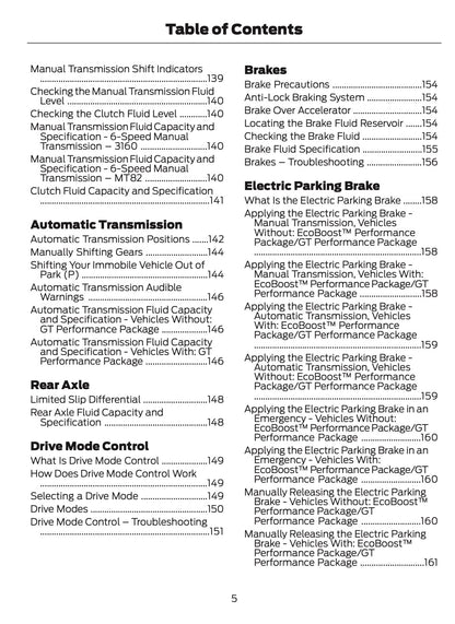 2025-2026 Ford Mustang Owner's Manual | English