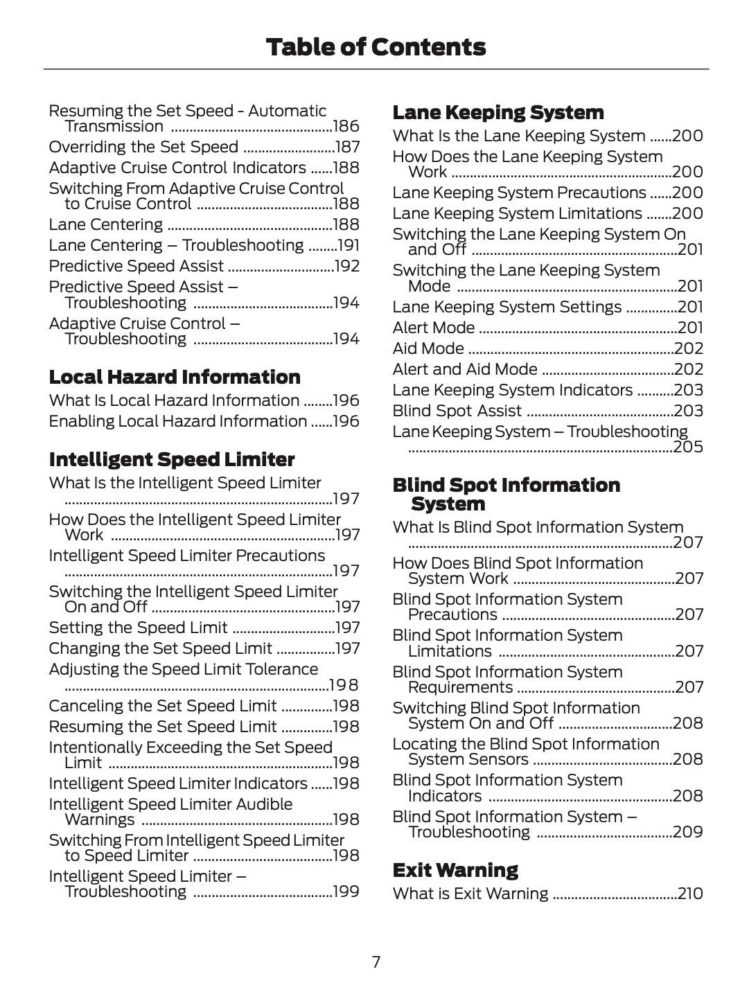 2025-2026 Ford Mustang Owner's Manual | English