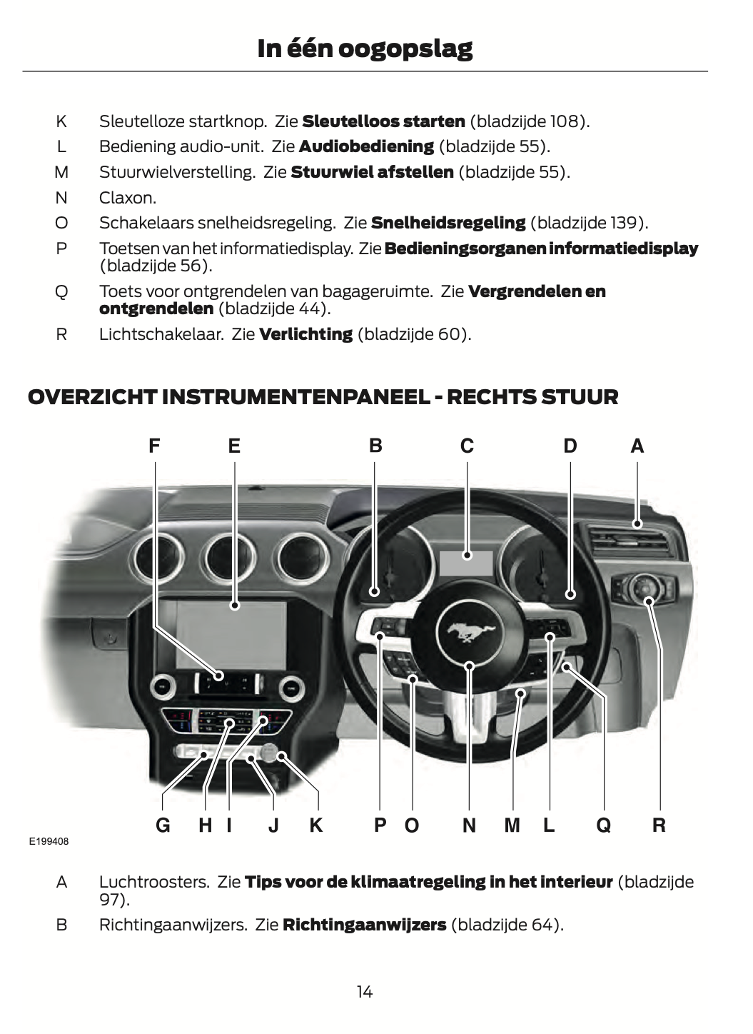 2015-2016 Ford Mustang Owner's Manual | Dutch