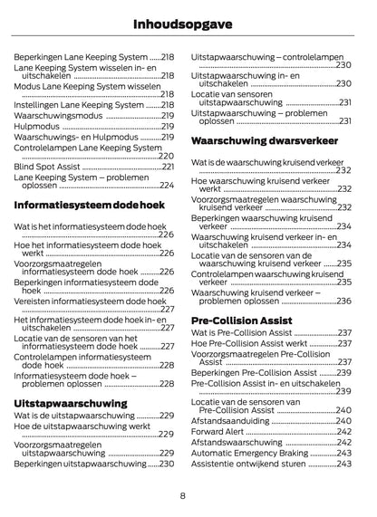 2025-2026 Ford Mustang Owner's Manual | Dutch