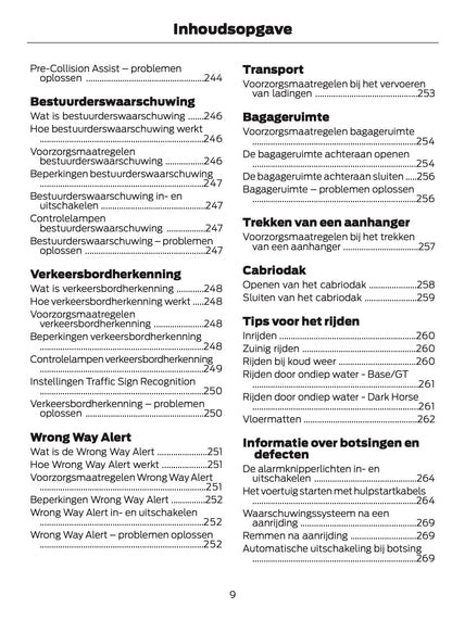 2025-2026 Ford Mustang Owner's Manual | Dutch