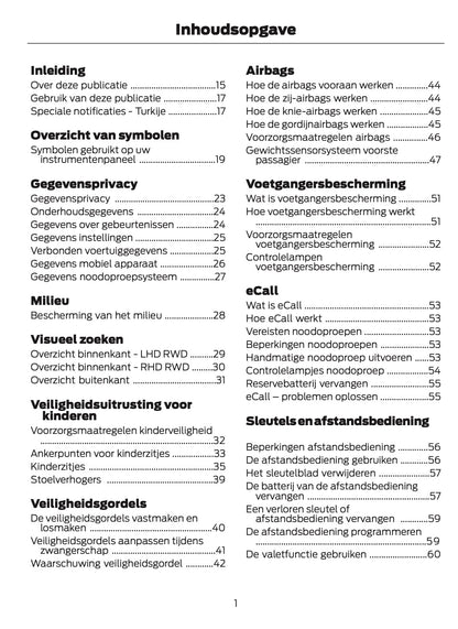 2025-2026 Ford Mustang Owner's Manual | Dutch