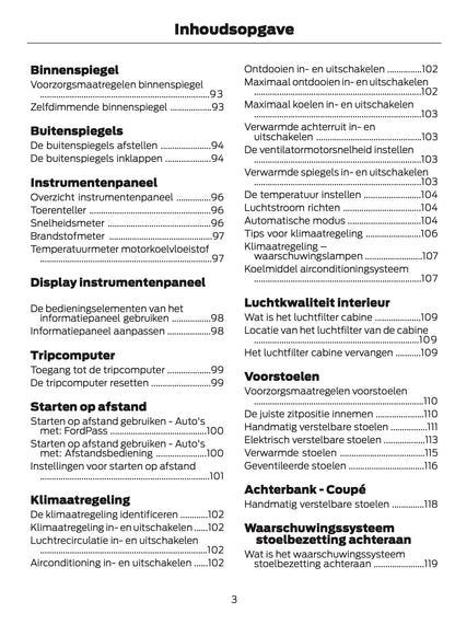 2025-2026 Ford Mustang Owner's Manual | Dutch