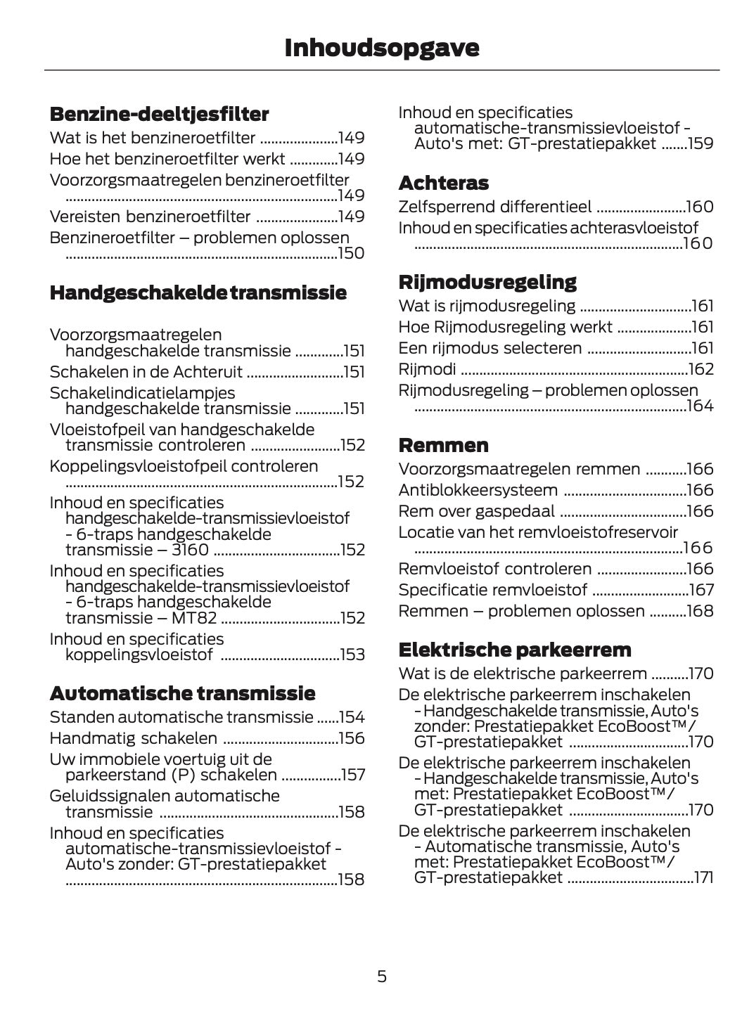 2025-2026 Ford Mustang Owner's Manual | Dutch