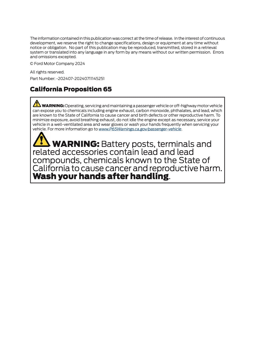 2024 Ford Mustang Owner's Manual – Full Factory Glovebox Book With Case & Pen