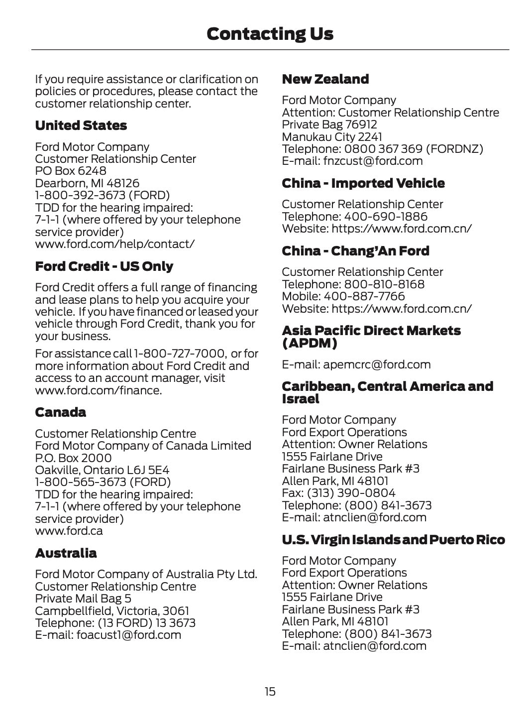 2024-2025 Ford Mustang Owner's Manual | English US