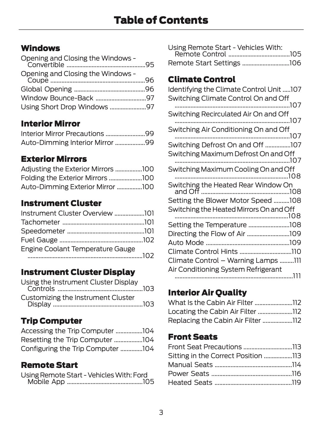 2024-2025 Ford Mustang Owner's Manual | English US