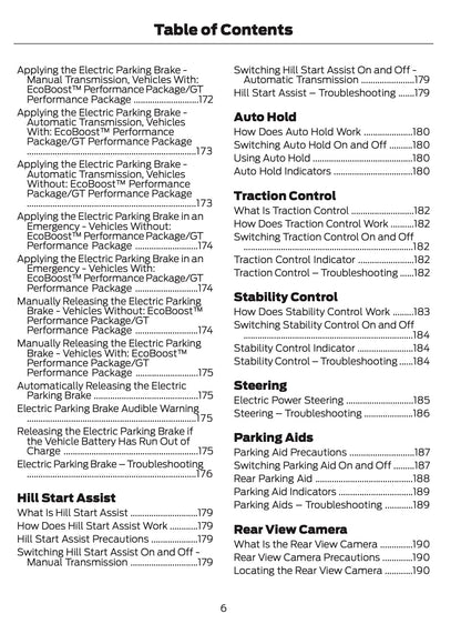 2024-2025 Ford Mustang Owner's Manual | English US