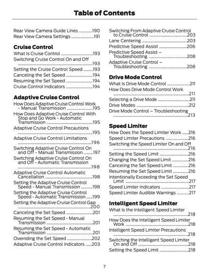 2024-2025 Ford Mustang Owner's Manual | English US