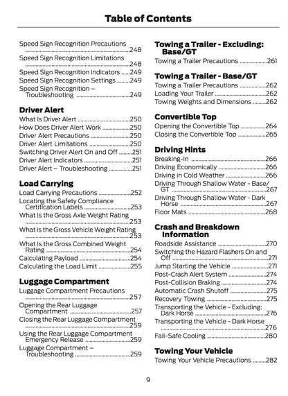 2025-2026 Ford Mustang Owner's Manual | English US