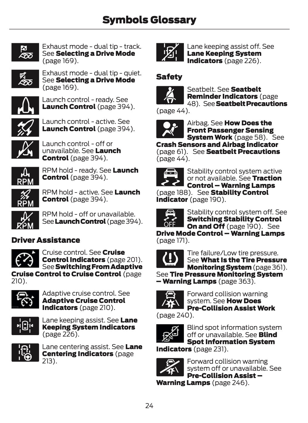 2025-2026 Ford Mustang Owner's Manual | English US