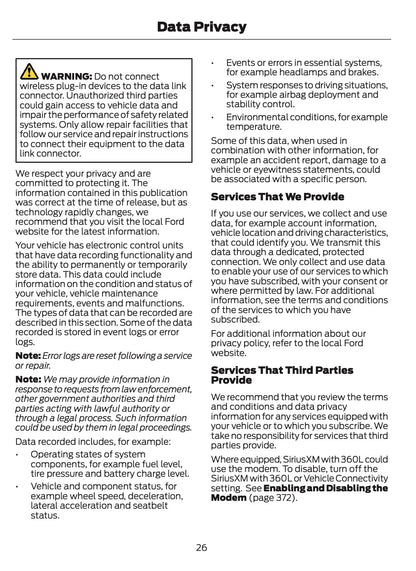 2025-2026 Ford Mustang Owner's Manual | English US