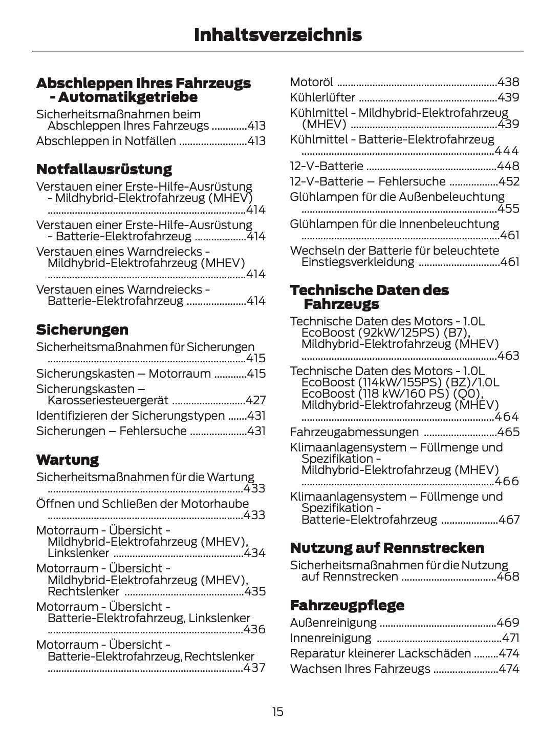 2026 Ford Puma Owner's Manual | German