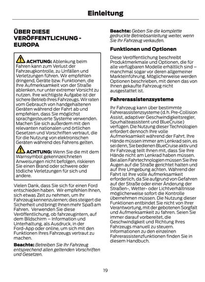 2026 Ford Puma Owner's Manual | German