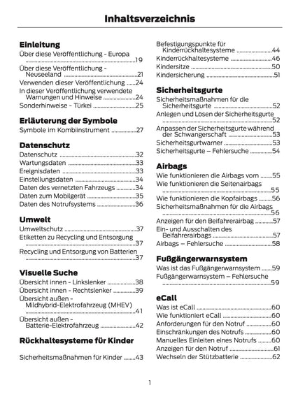 2026 Ford Puma Owner's Manual | German