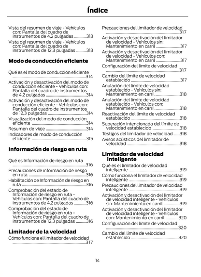 2023-2024 Ford Puma Gebruikershandleiding | Spaans