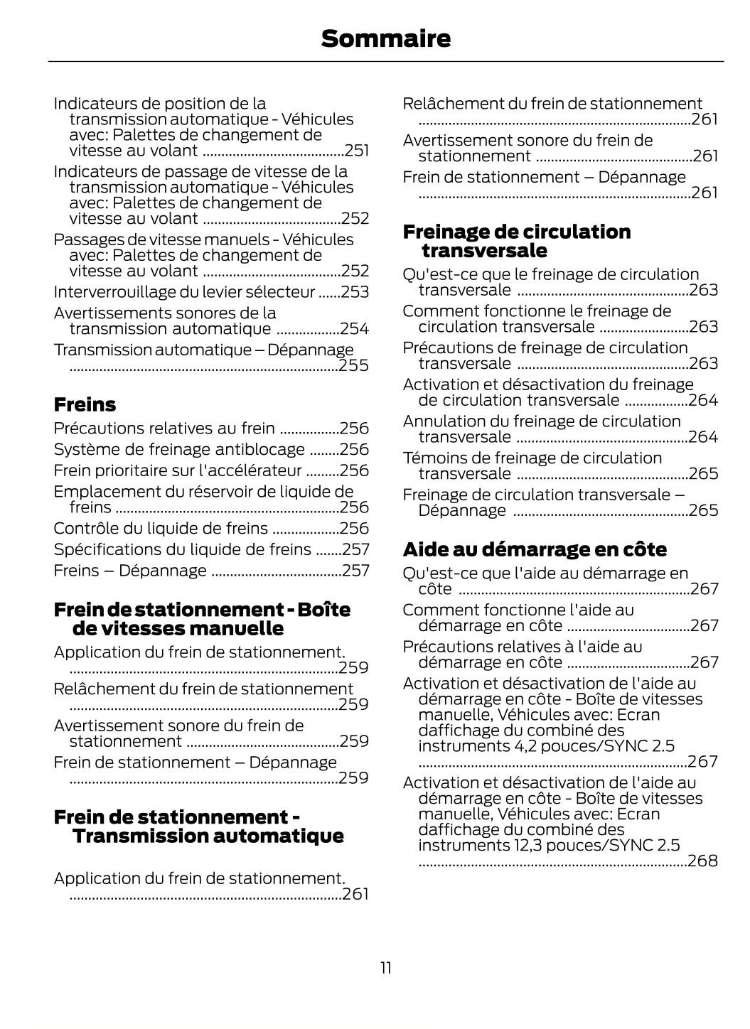 2023-2024 Ford Puma Owner's Manual | French