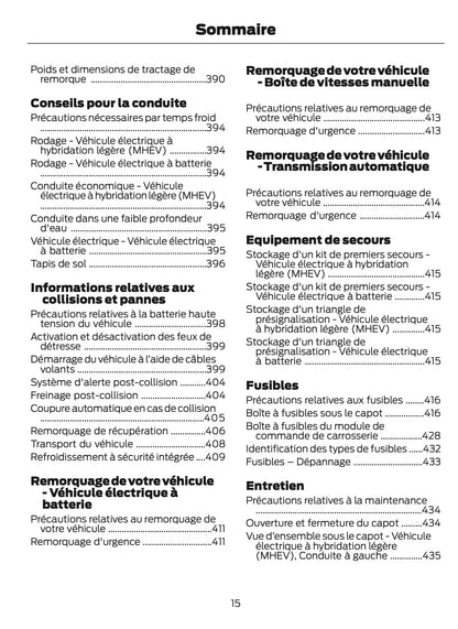 2026 Ford Puma Owner's Manual | French