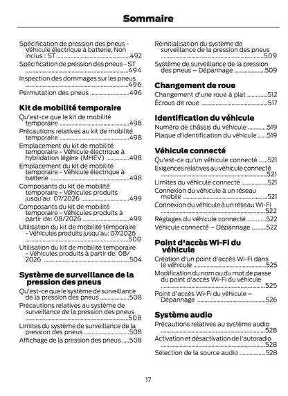 2026 Ford Puma Owner's Manual | French