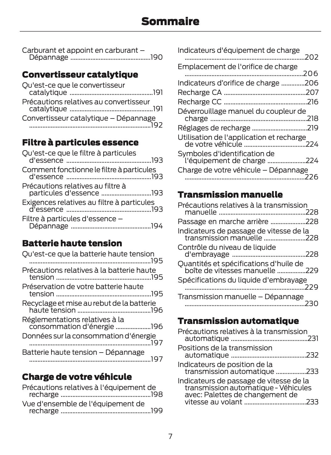 2026 Ford Puma Owner's Manual | French