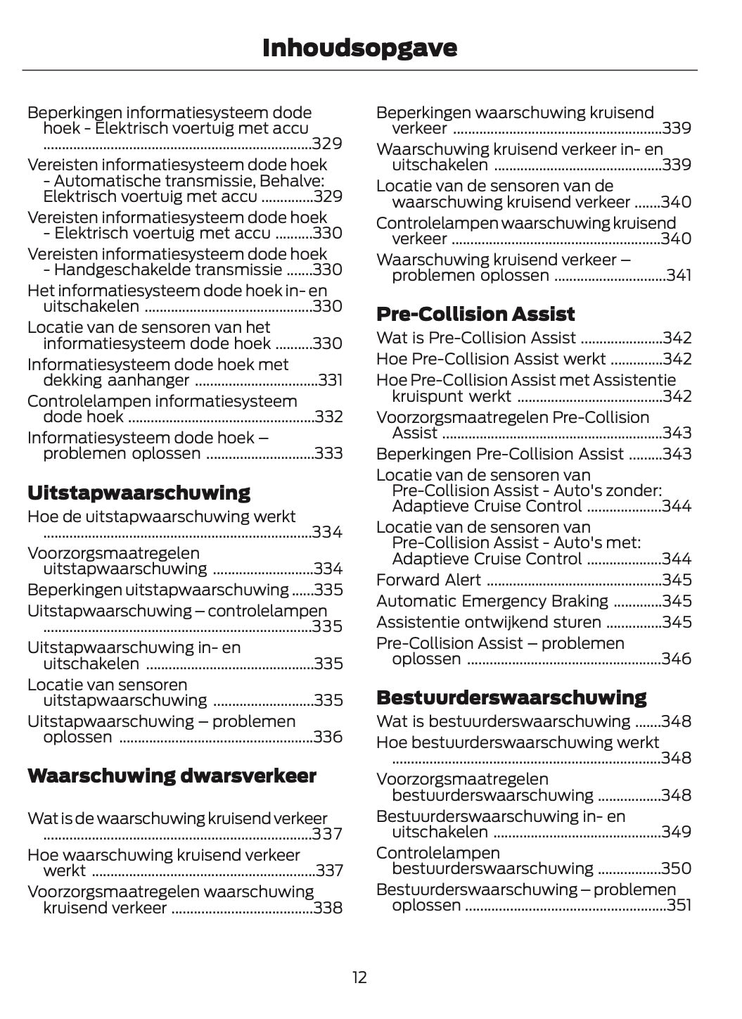 2026 Ford Puma Gebruikershandleiding | Nederlands