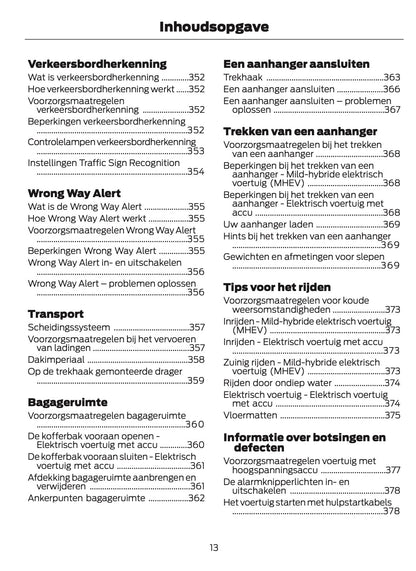 2026 Ford Puma Gebruikershandleiding | Nederlands