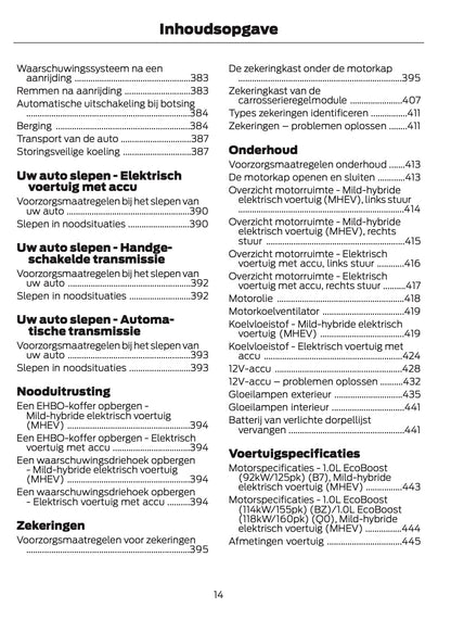 2026 Ford Puma Gebruikershandleiding | Nederlands