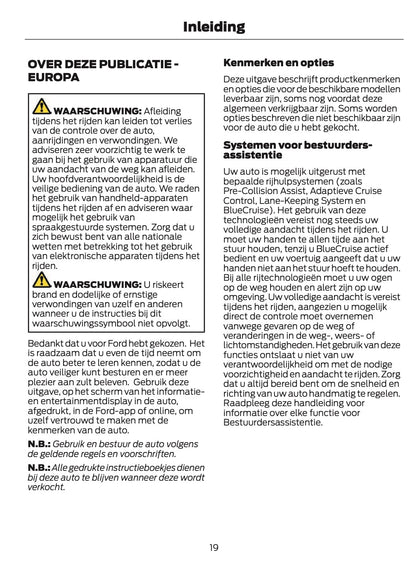 2026 Ford Puma Gebruikershandleiding | Nederlands