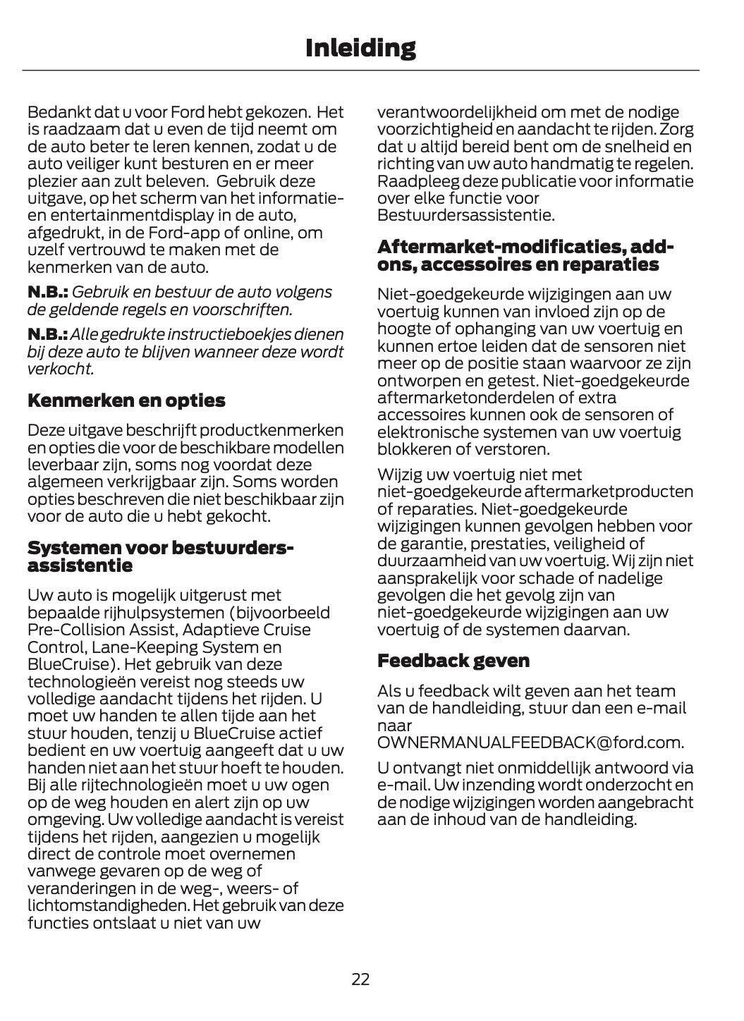 2026 Ford Puma Gebruikershandleiding | Nederlands