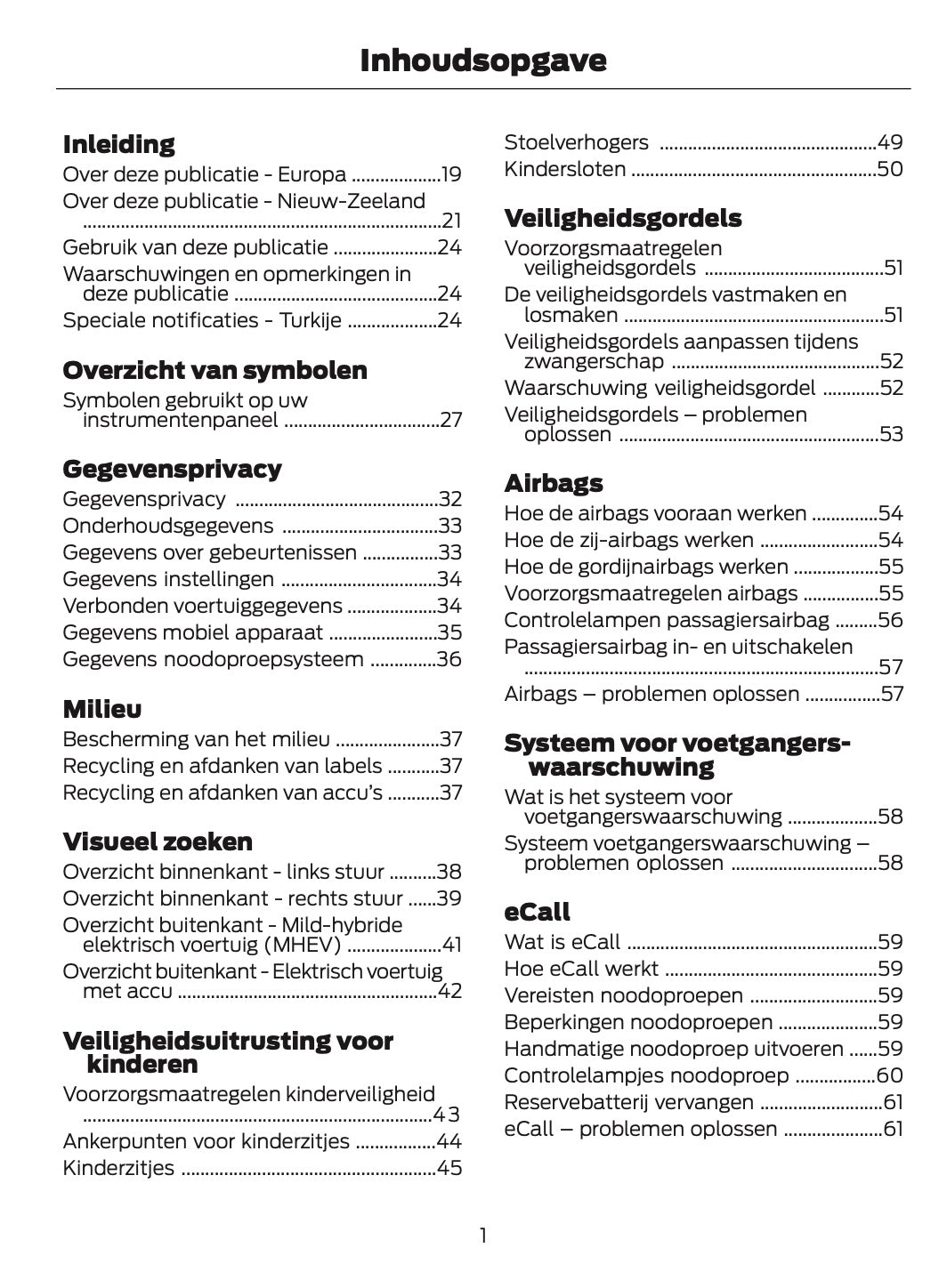 2026 Ford Puma Gebruikershandleiding | Nederlands
