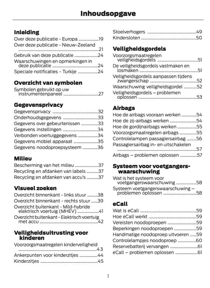 2026 Ford Puma Gebruikershandleiding | Nederlands