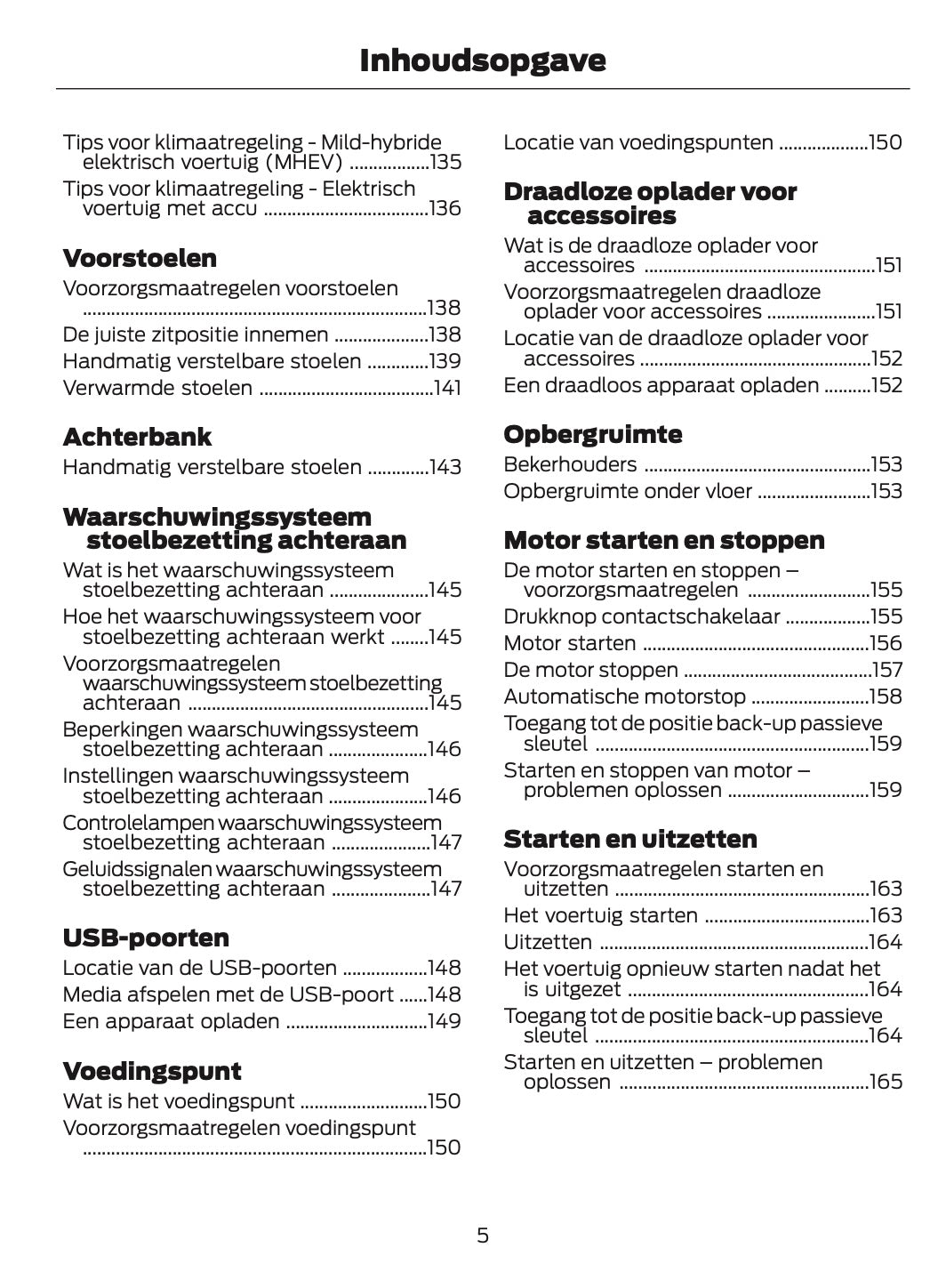 2026 Ford Puma Gebruikershandleiding | Nederlands